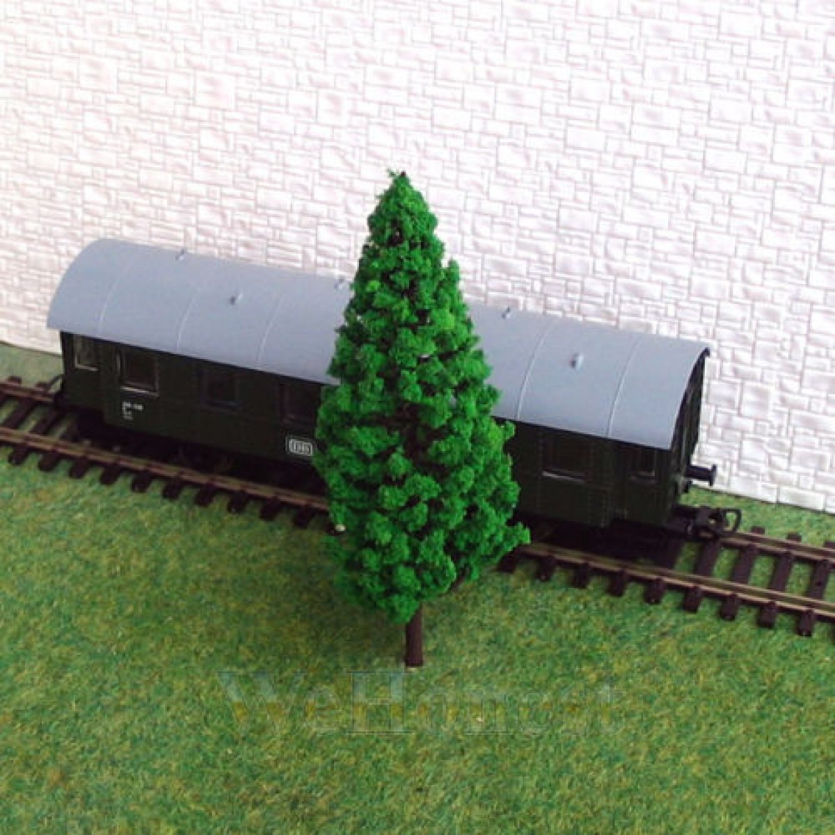 10 pcs Pine Trees for OO / HO scale scene 110mm #C11040